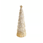 Mary Square Snowy Tree Figurine Large