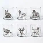 Vietri Wildlife Assorted Tumblers Set/6