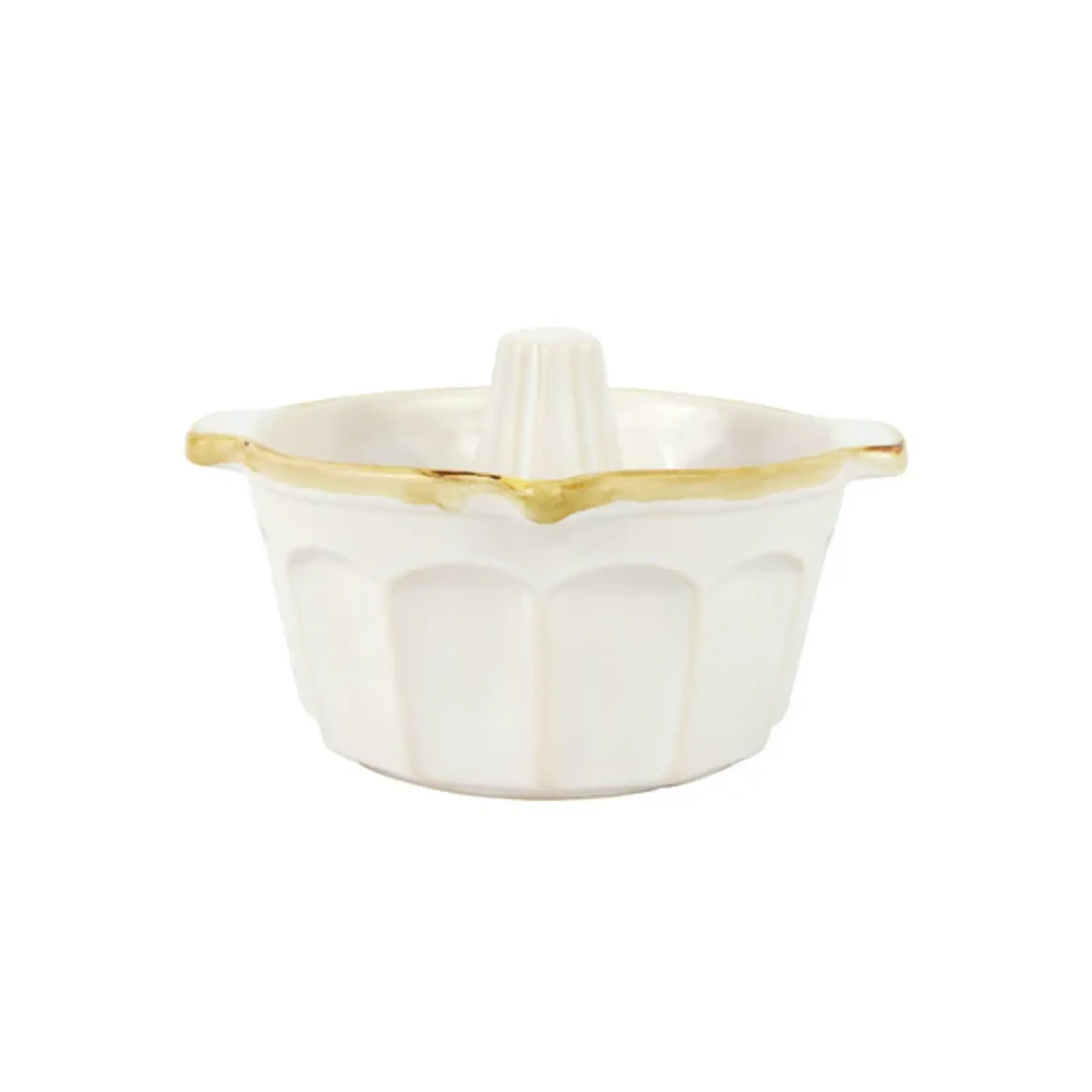 Vietri Italian Baker White Bundt Pan