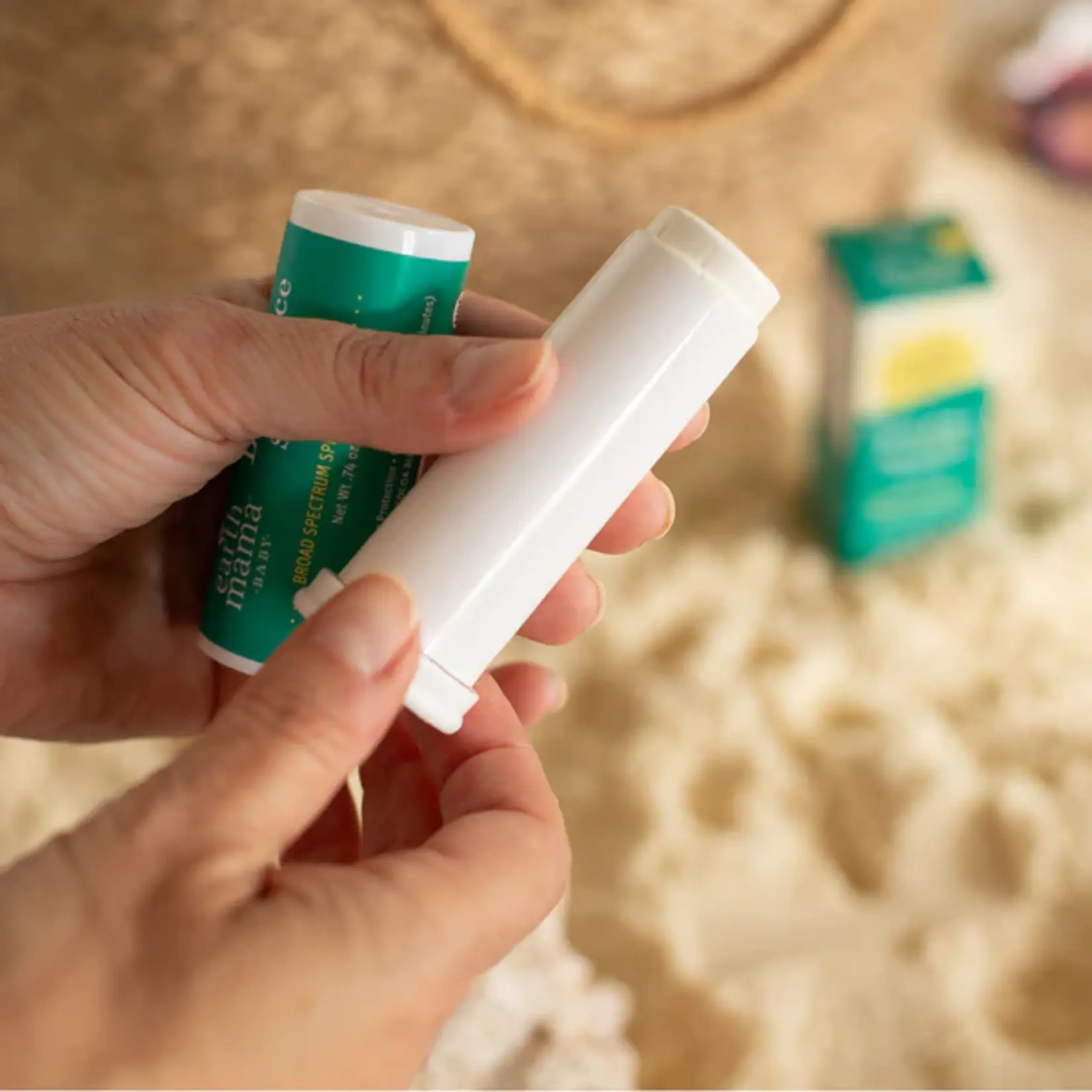 Earth Mama Organics Baby Face Mineral Sunscreen Face Stick SPF 40