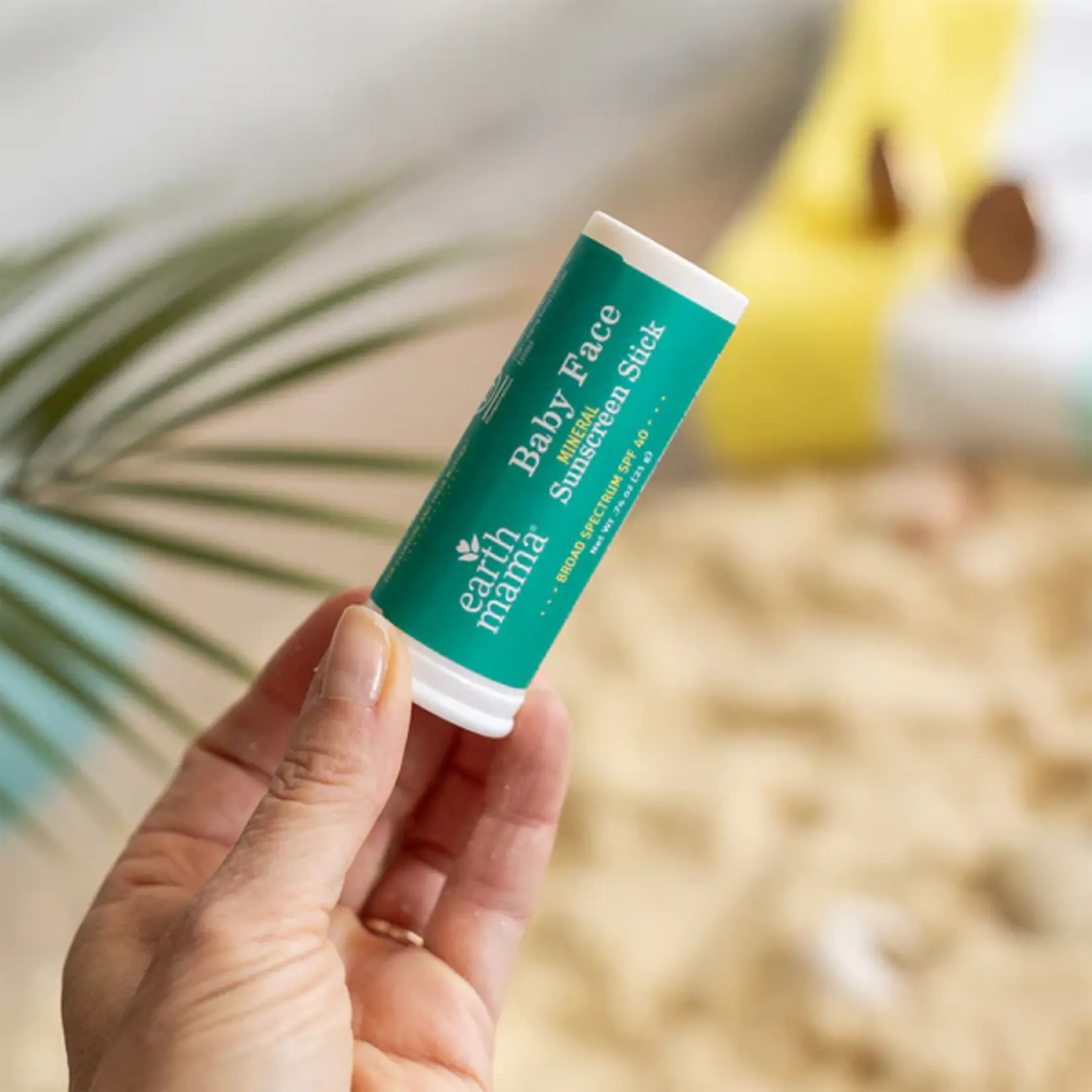 Earth Mama Organics Baby Face Mineral Sunscreen Face Stick SPF 40