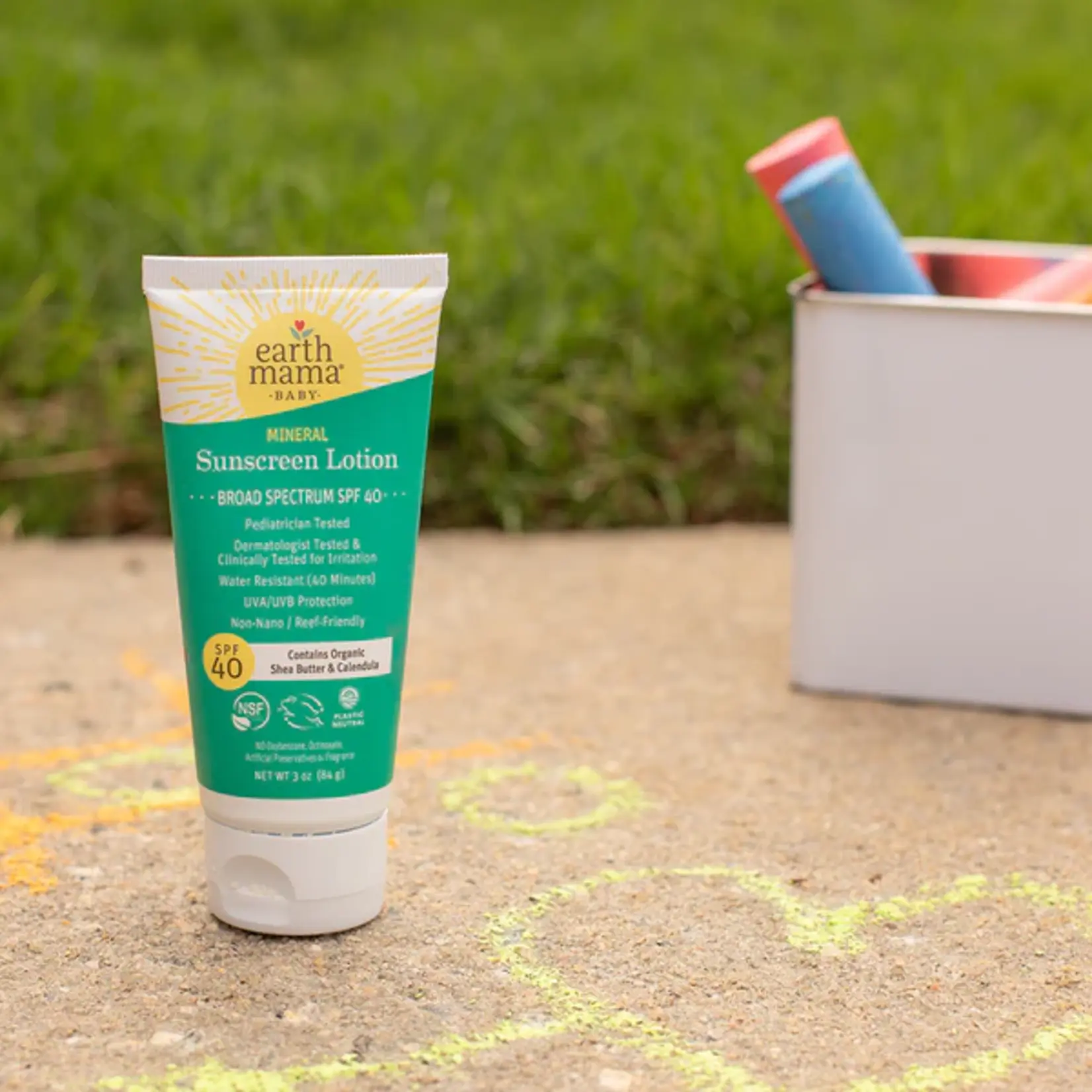 Earth Mama Organics Baby Mineral Sunscreen Lotion SPF 40