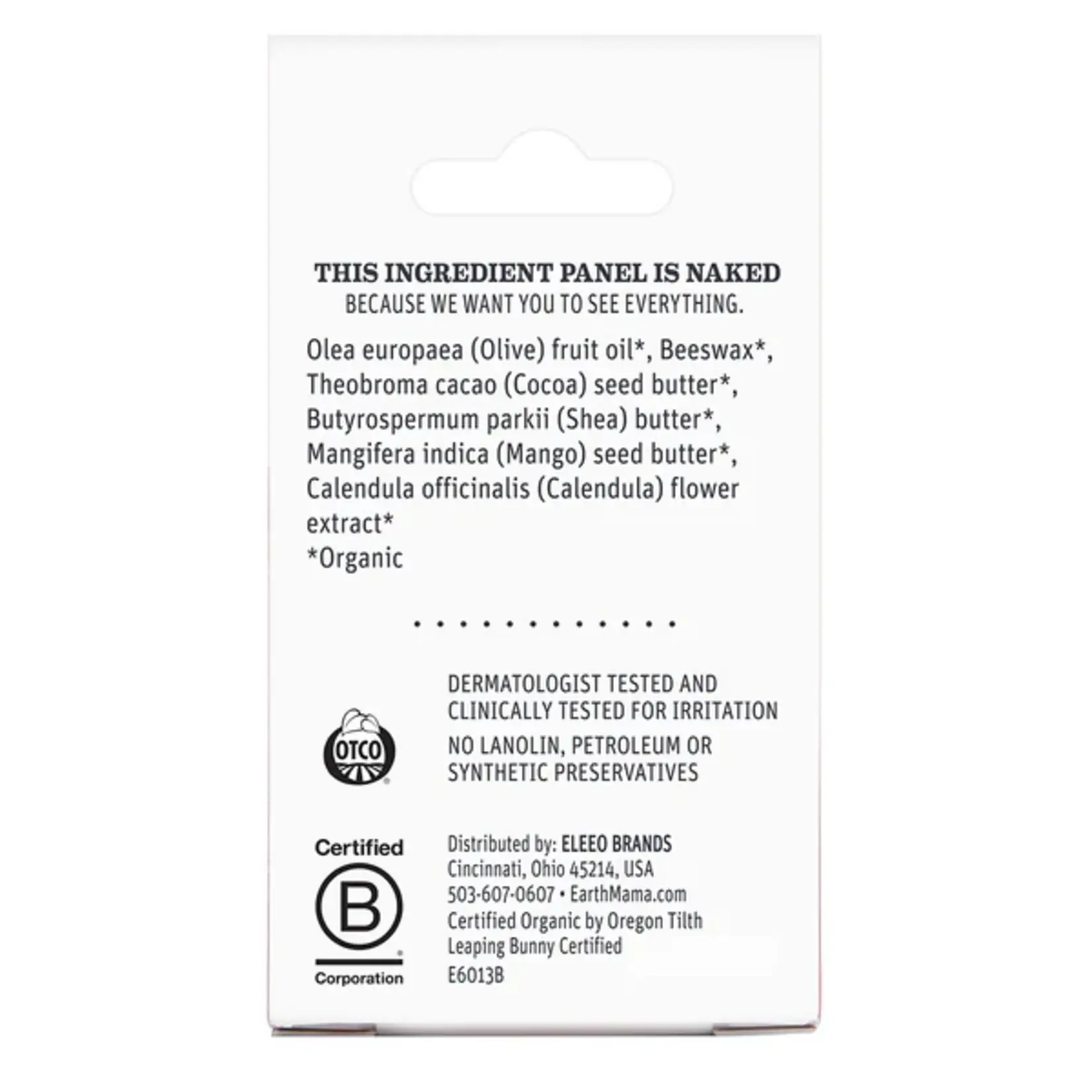 Earth Mama Organics Organic Nipple Butter