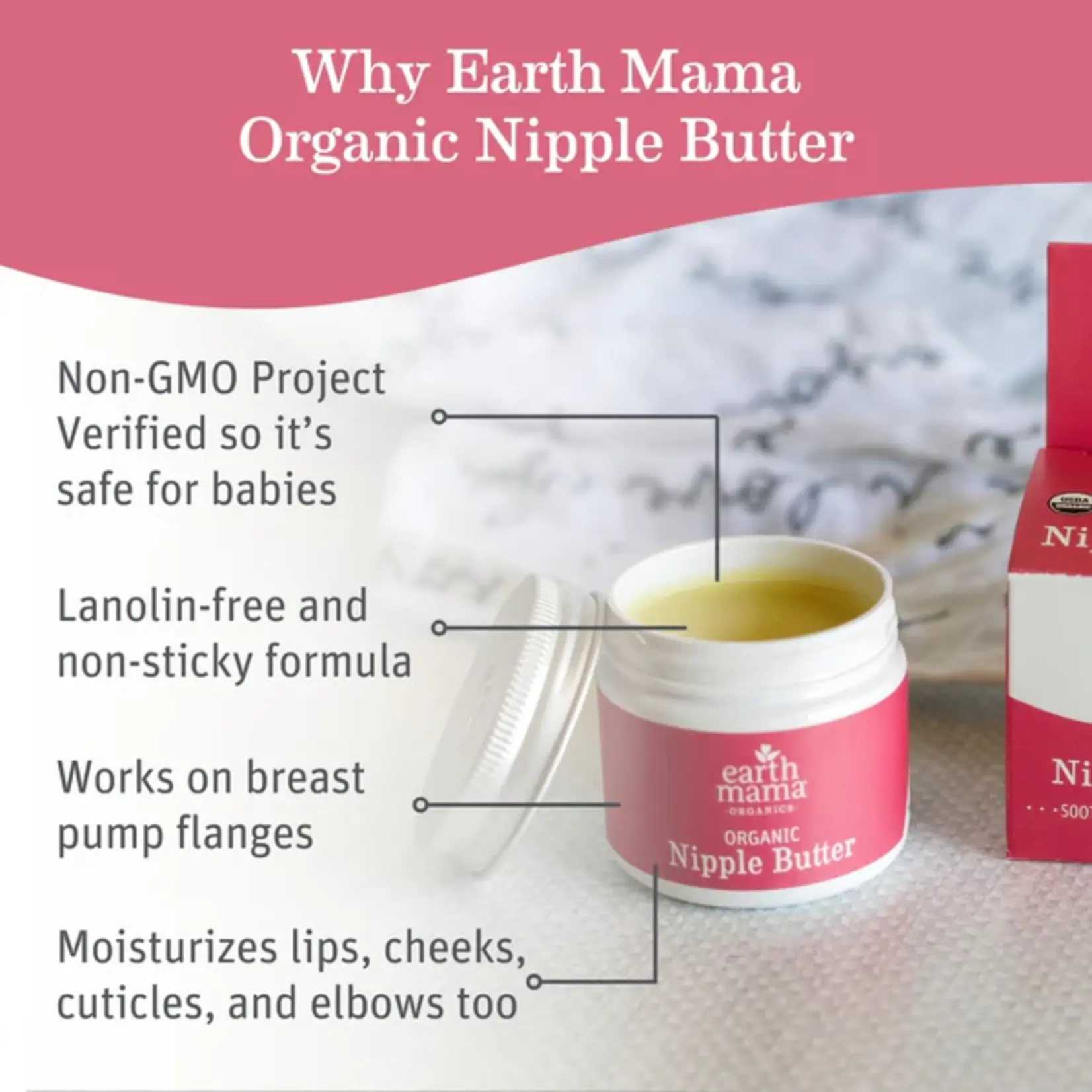Earth Mama Organics Organic Nipple Butter