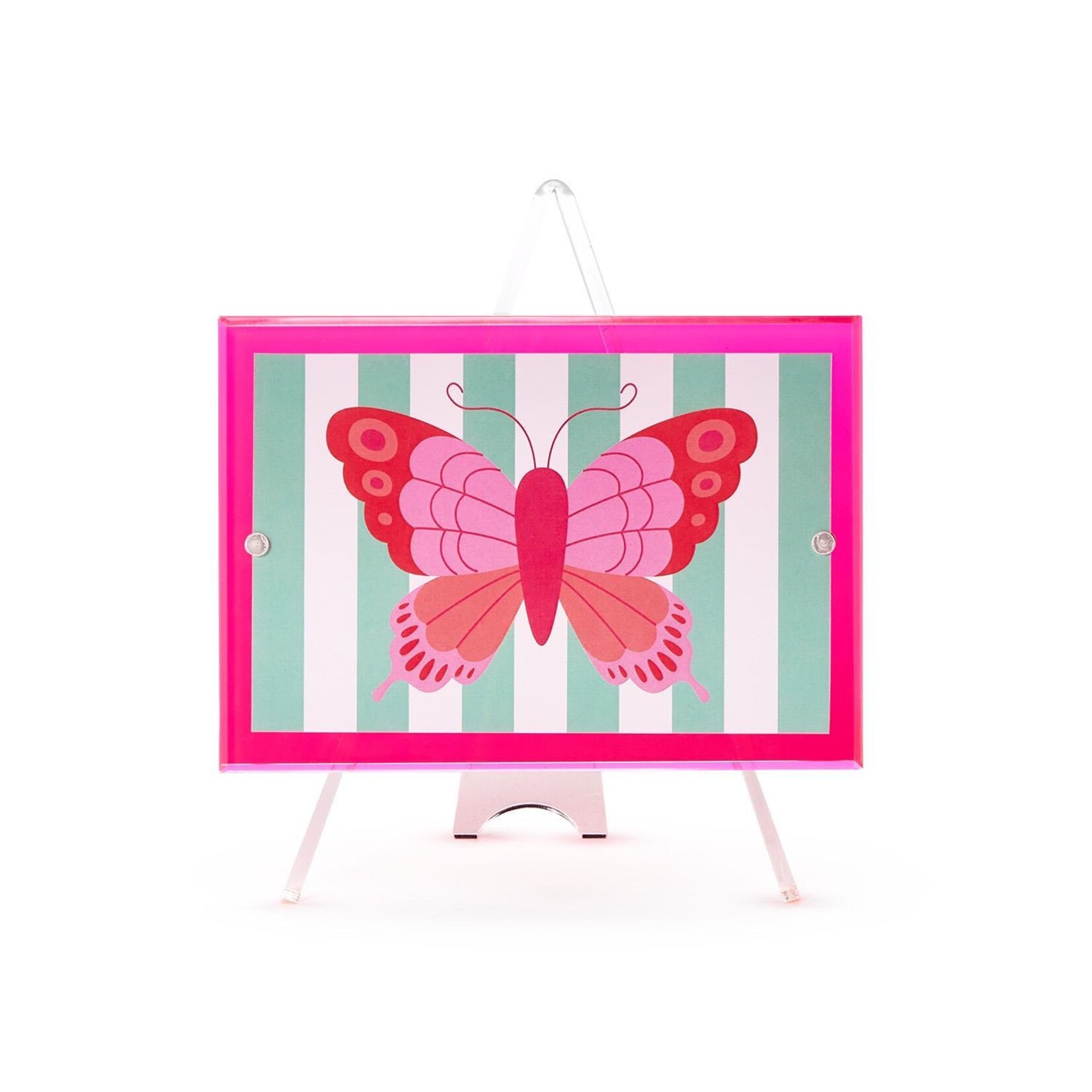 Two's Company Color Pop 4x6 Easel Acrylic Photo Frame
