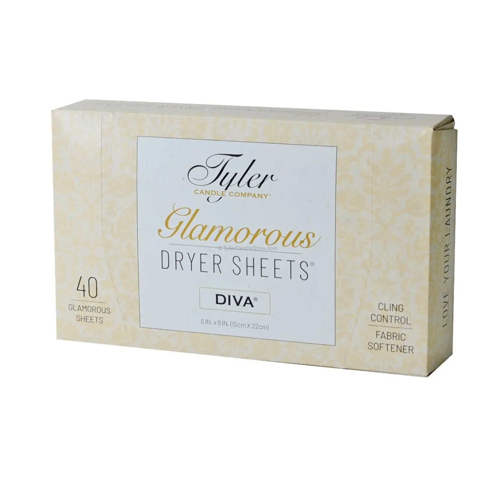 Tyler Candles Glamourous Dryer Sheets - Diva