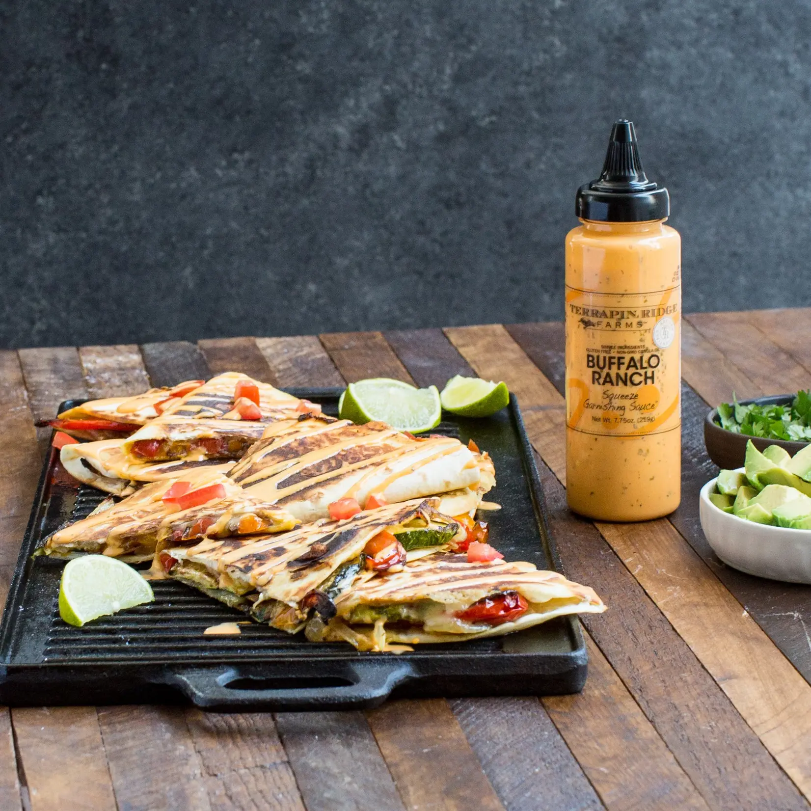 Terrapin Ridge Farms Buffalo Ranch Garnishing Squeeze