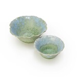 Two's Company Artisanal Reactive Glaze Set of 2 Bowls