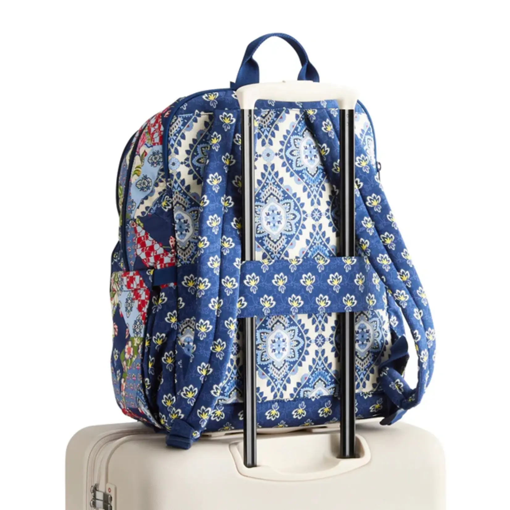Vera Bradley Large Bancroft Backpack: Trellis Patchwork