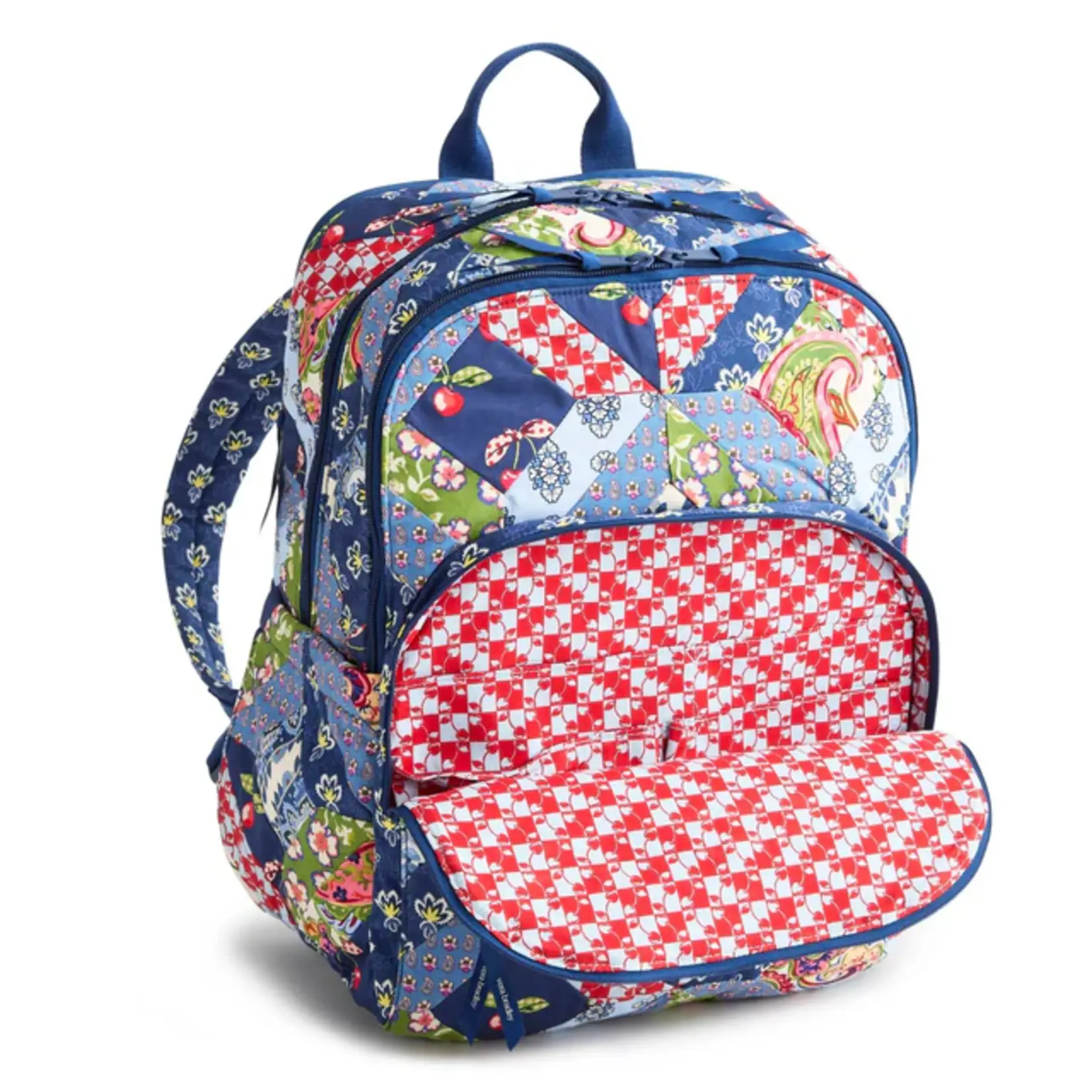 Vera Bradley Large Bancroft Backpack: Trellis Patchwork
