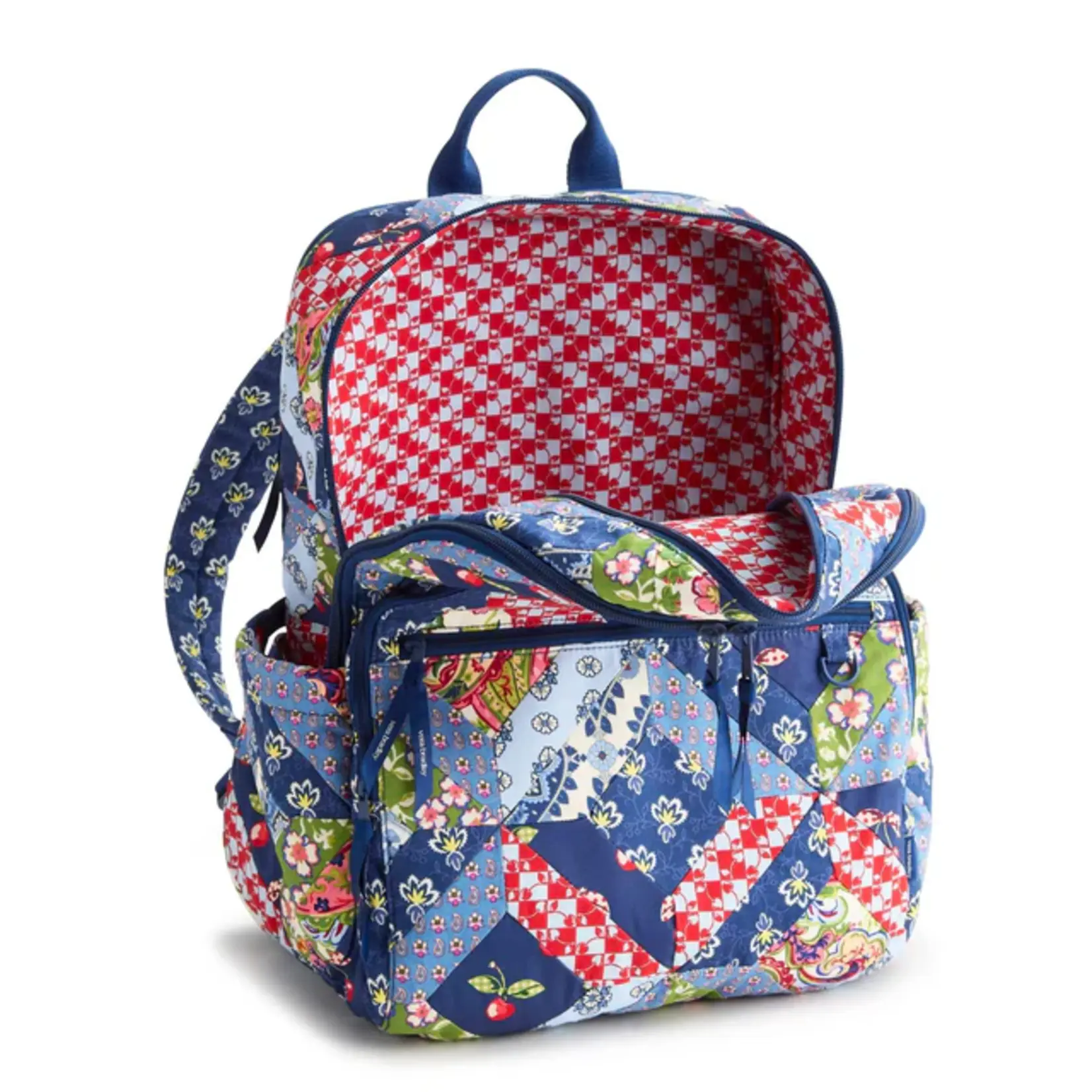 Vera Bradley Large Bancroft Backpack: Trellis Patchwork