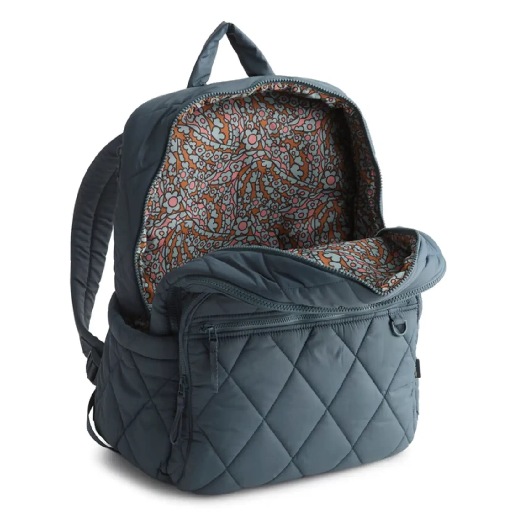 Vera Bradley Large Bancroft Backpack: Deep Slate