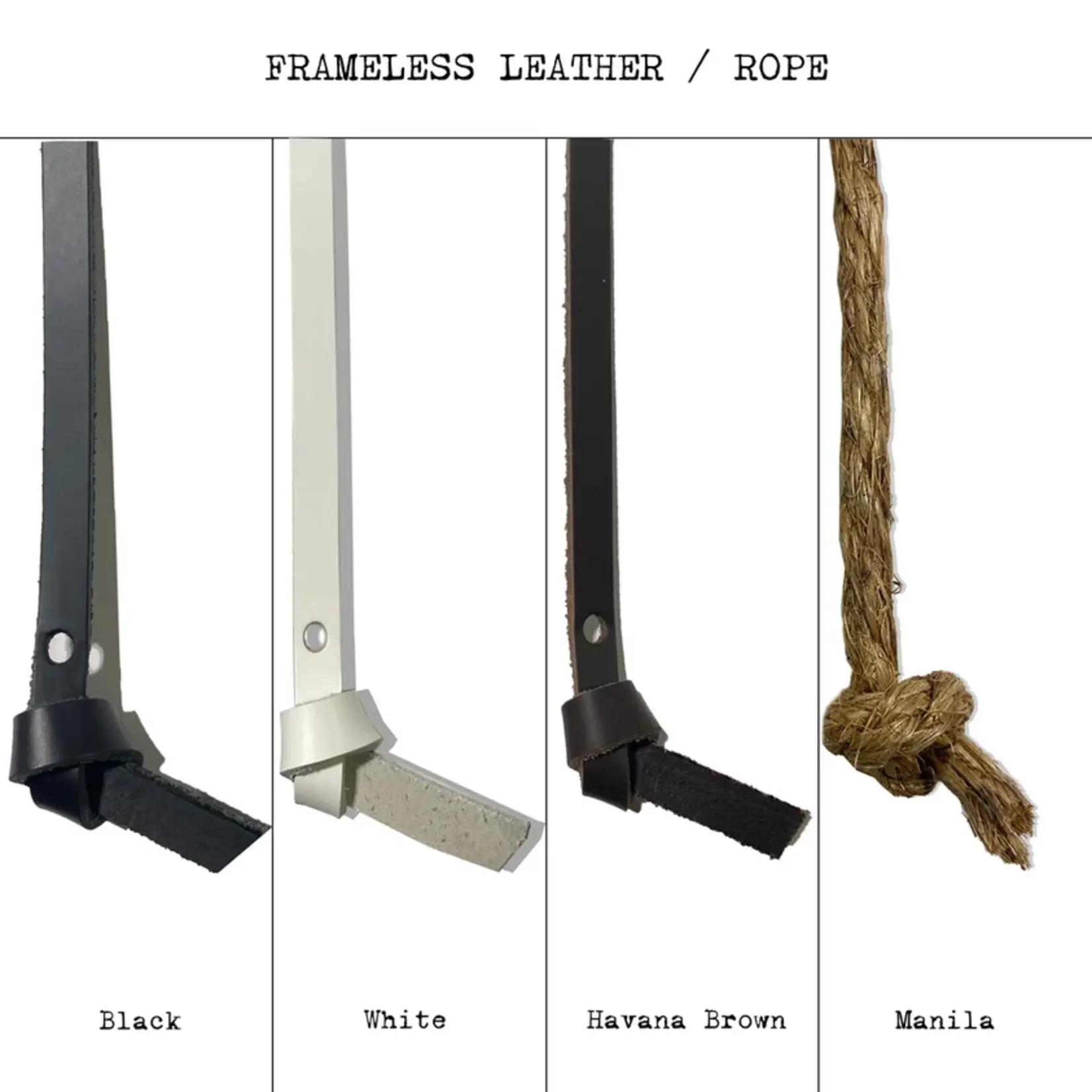 Barloga Studios Frameless Rope/Steel Hanger, Standard 20X30