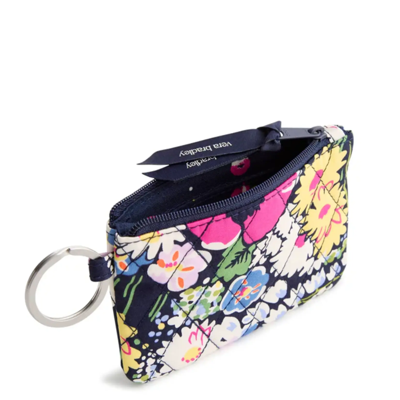 Vera Bradley Zip ID Pouch w/Breakaway Lanyard Poppy Fields