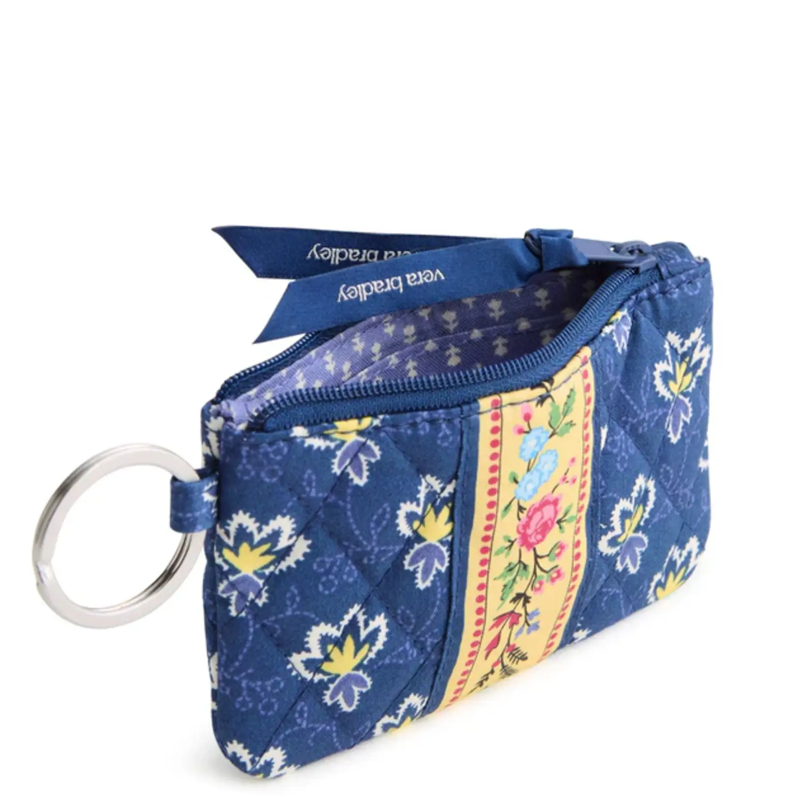 Vera Bradley Zip ID Pouch w/Breakaway Lanyard Maison Blue
