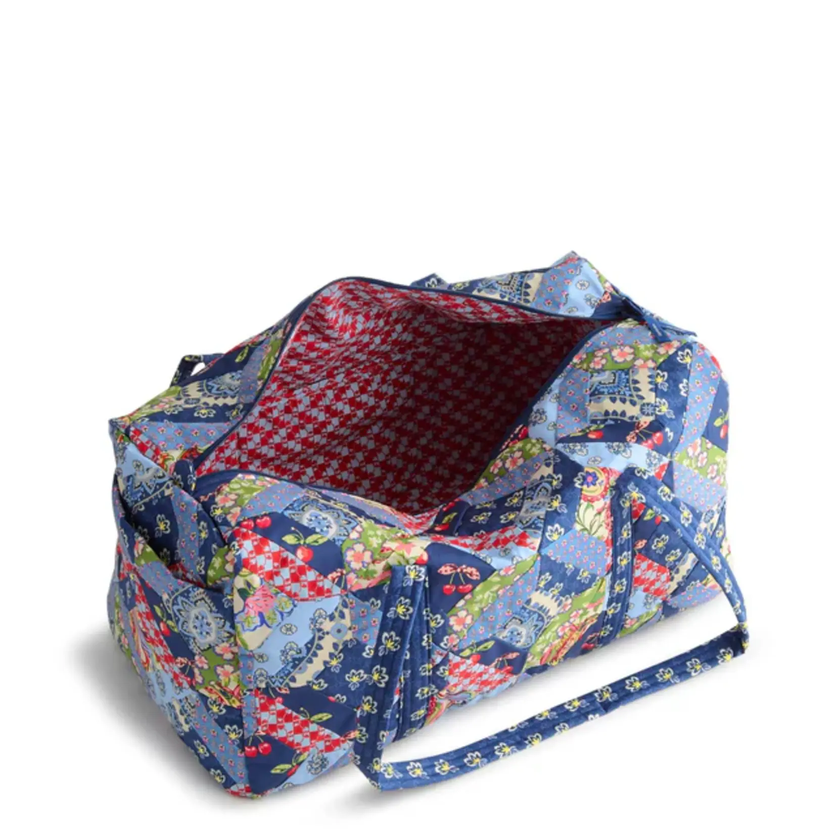 Vera Bradley Large Original Duffel Trellis Patchwork