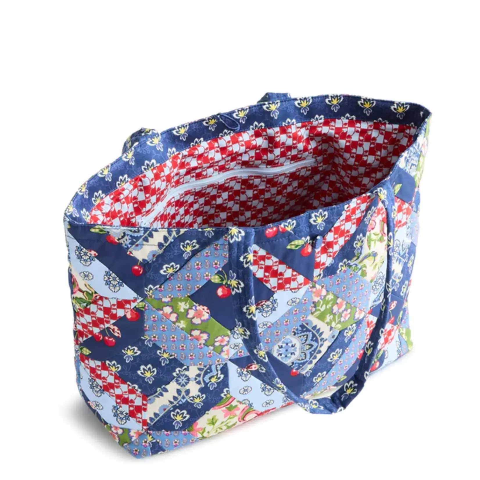 Vera Bradley Hathaway Tote Trellis Patchwork