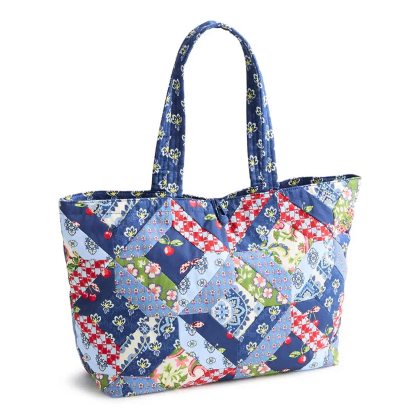 Vera Bradley Hathaway Tote Trellis Patchwork
