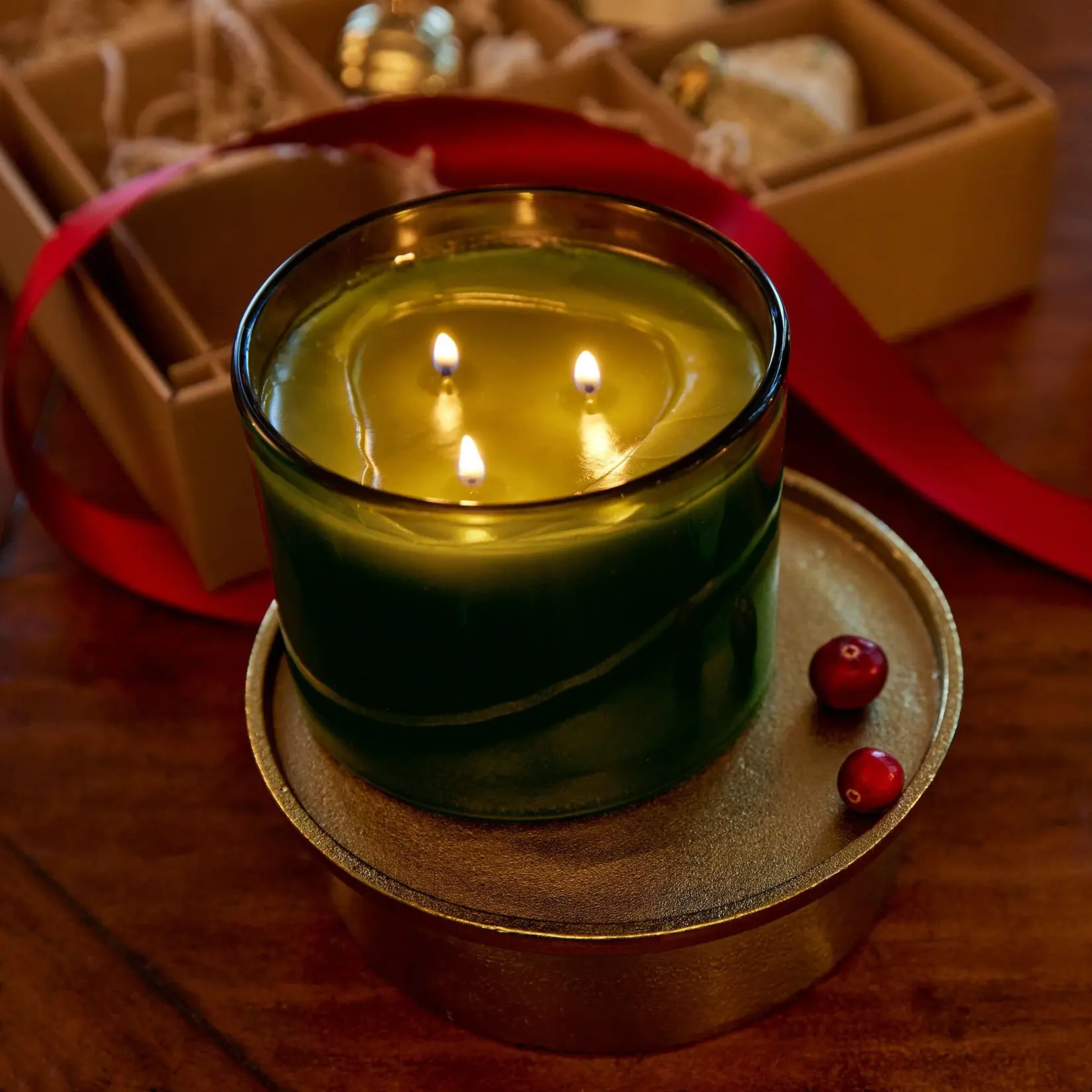 Thymes Frasier Fir Poured Candle, 3 Wick