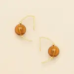 Scout Jewerly Refined Glass Hoop Topaz/Gold