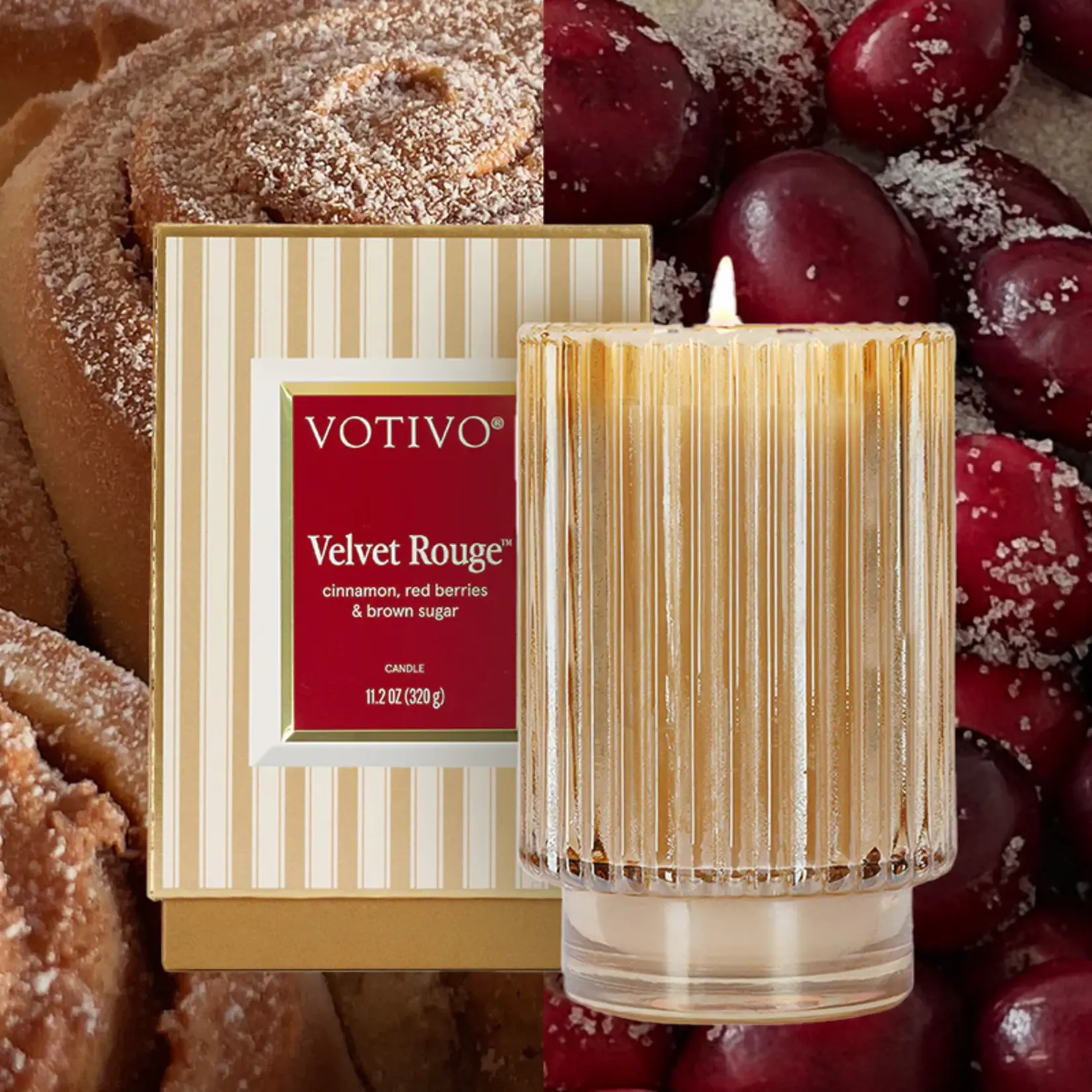 Votivo Velvet Rouge Holiday Candle