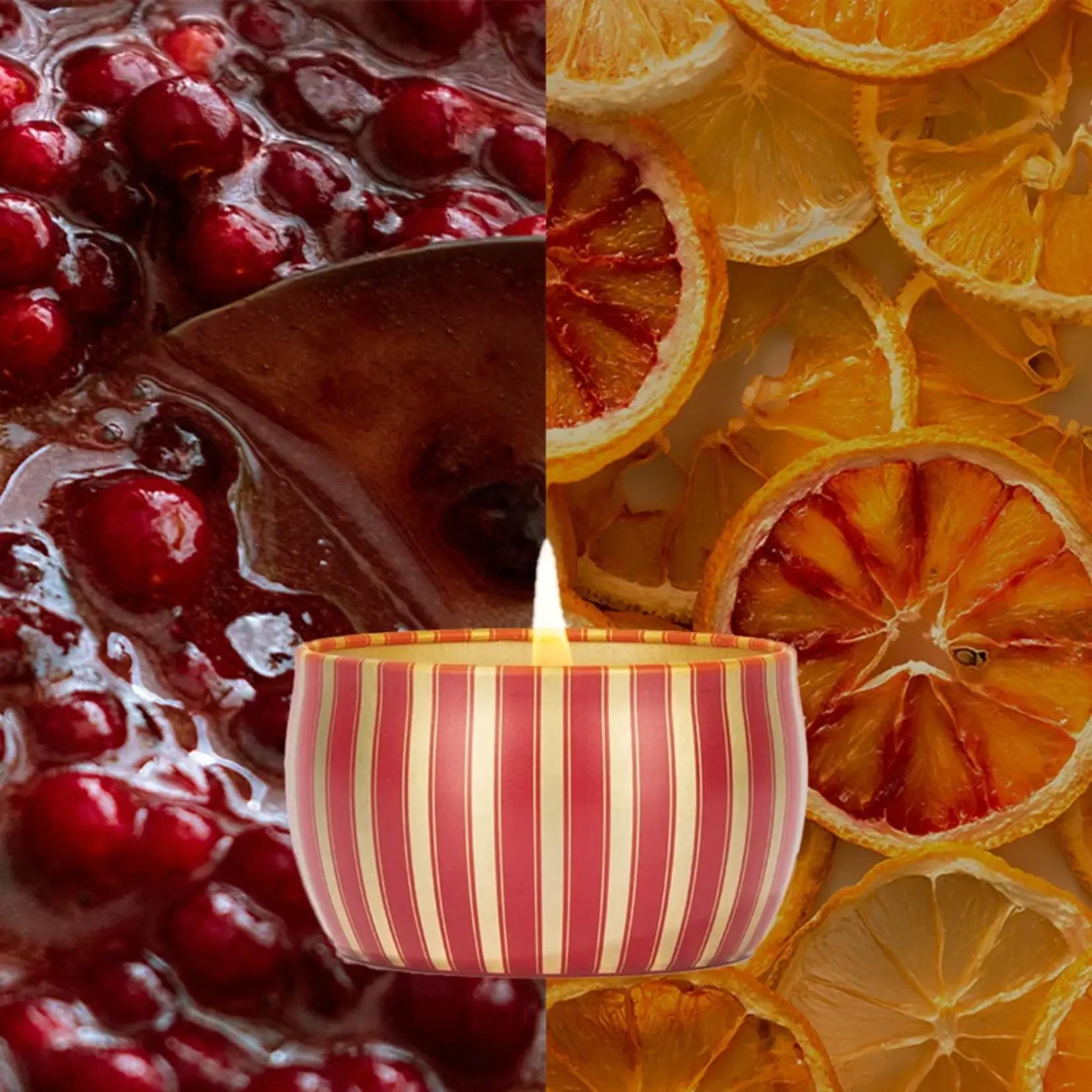 Votivo Red Currant Holiday Tin Candle