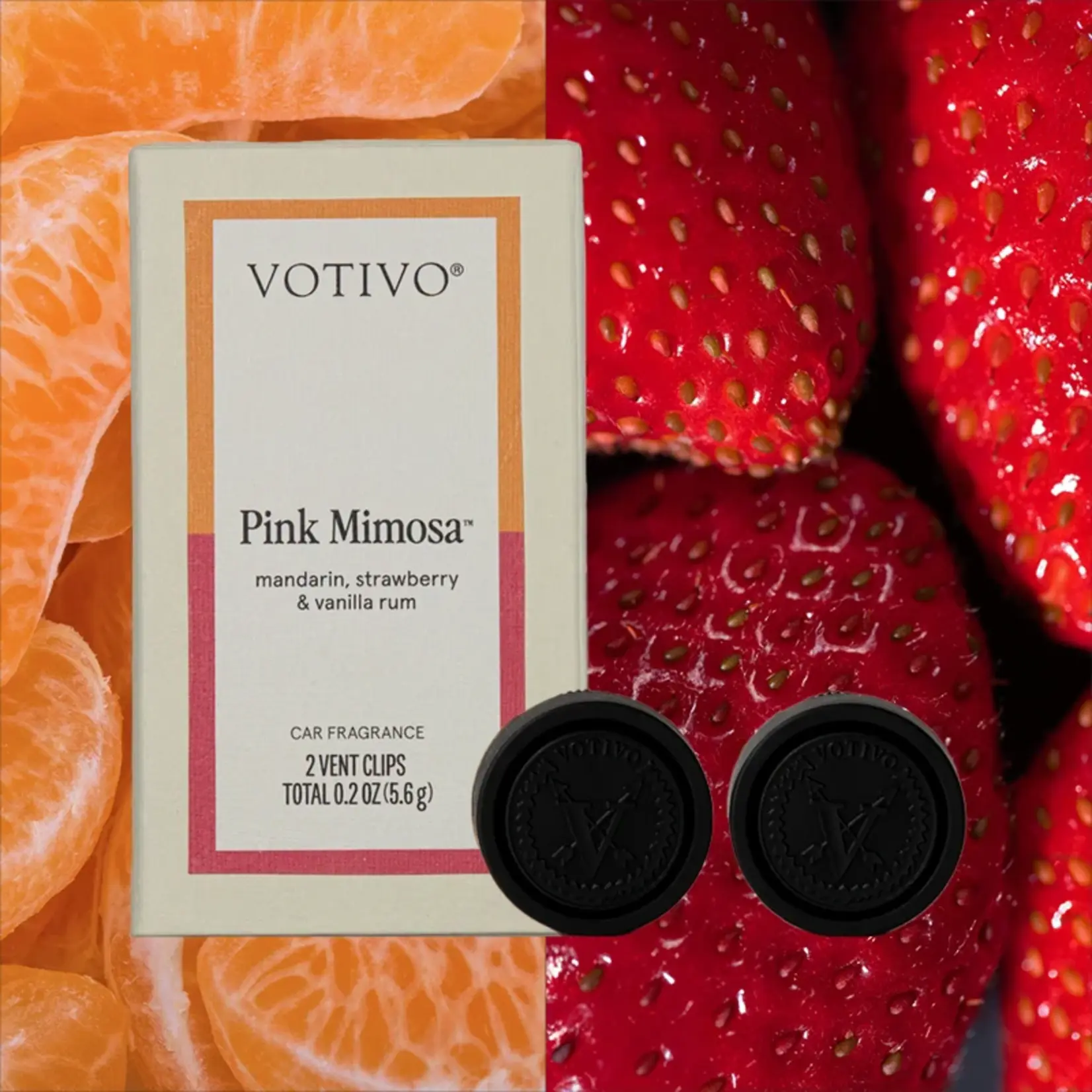 Votivo Pink Mimosa Car Fragrance