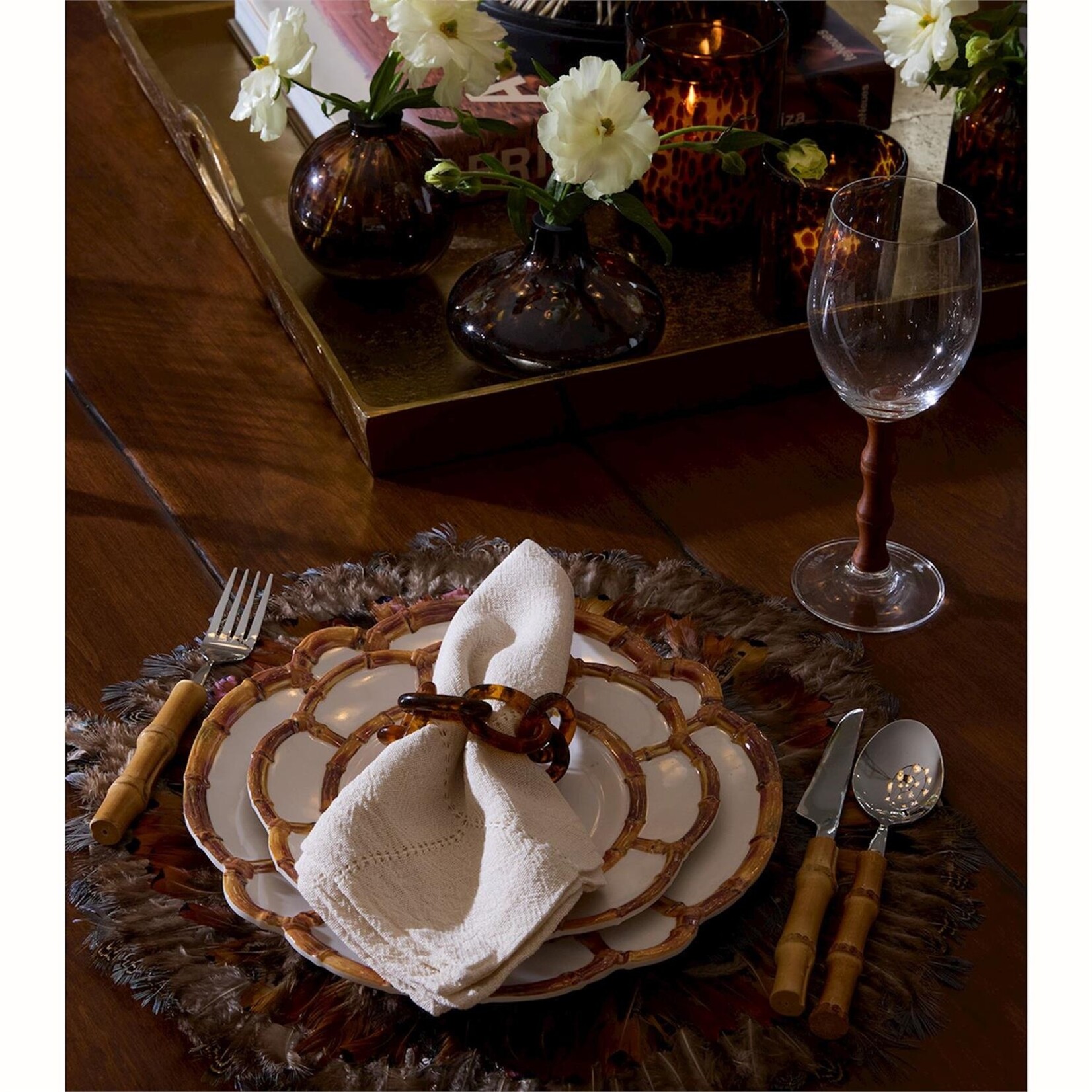 Two's Company Pheasant Park Decorative Placemats