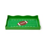 Two's Company Football Field Decorative Tray Small