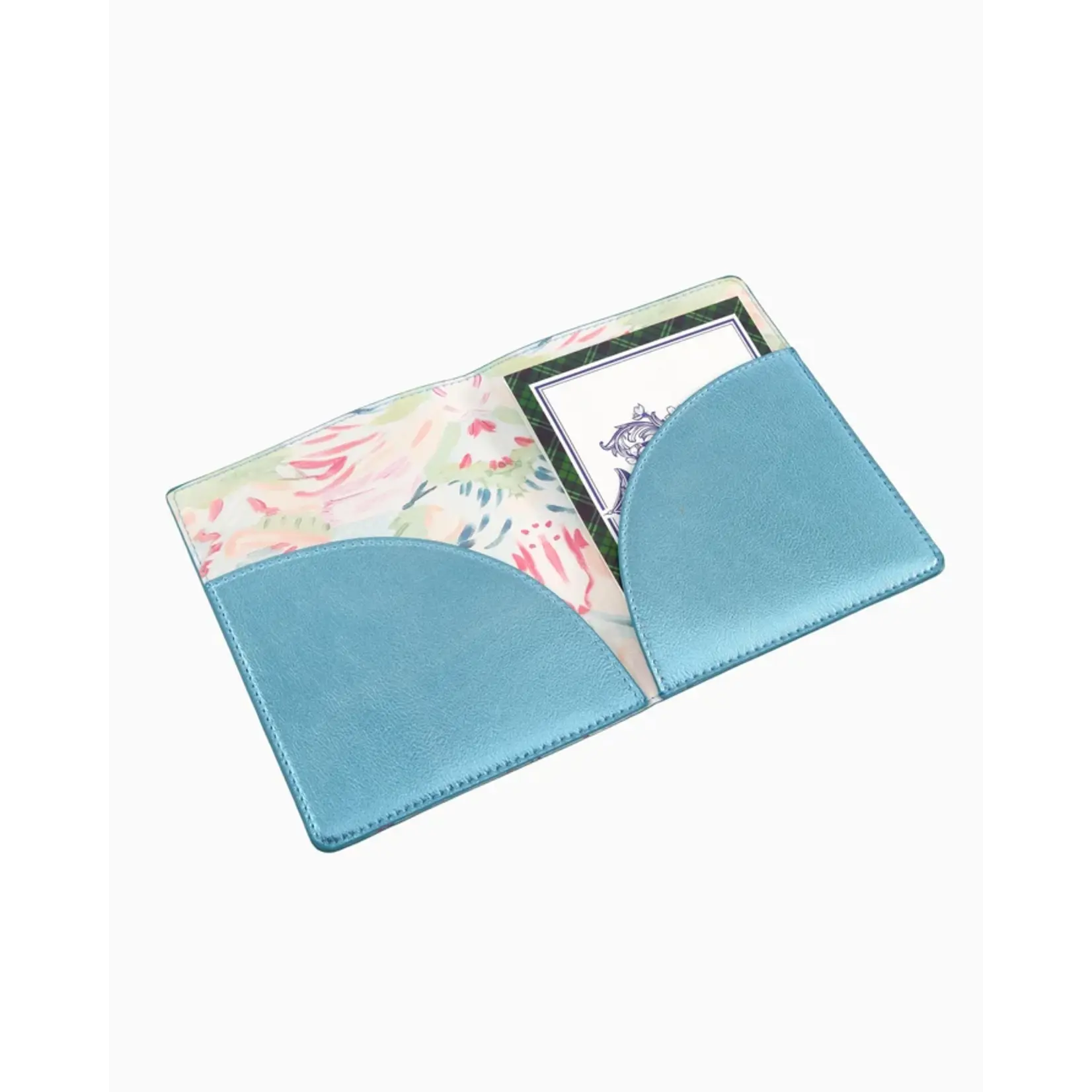 Oh My Mahjong Mahjong Card Folio, Metallic Light Blue