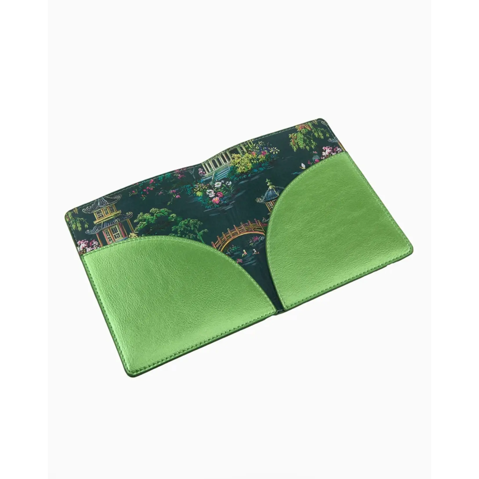 Oh My Mahjong Mahjong Card Folio, Metallic Green