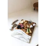 Lynn & Liana Designs Acacia Cheese Knife Set 4 Gold Quartz
