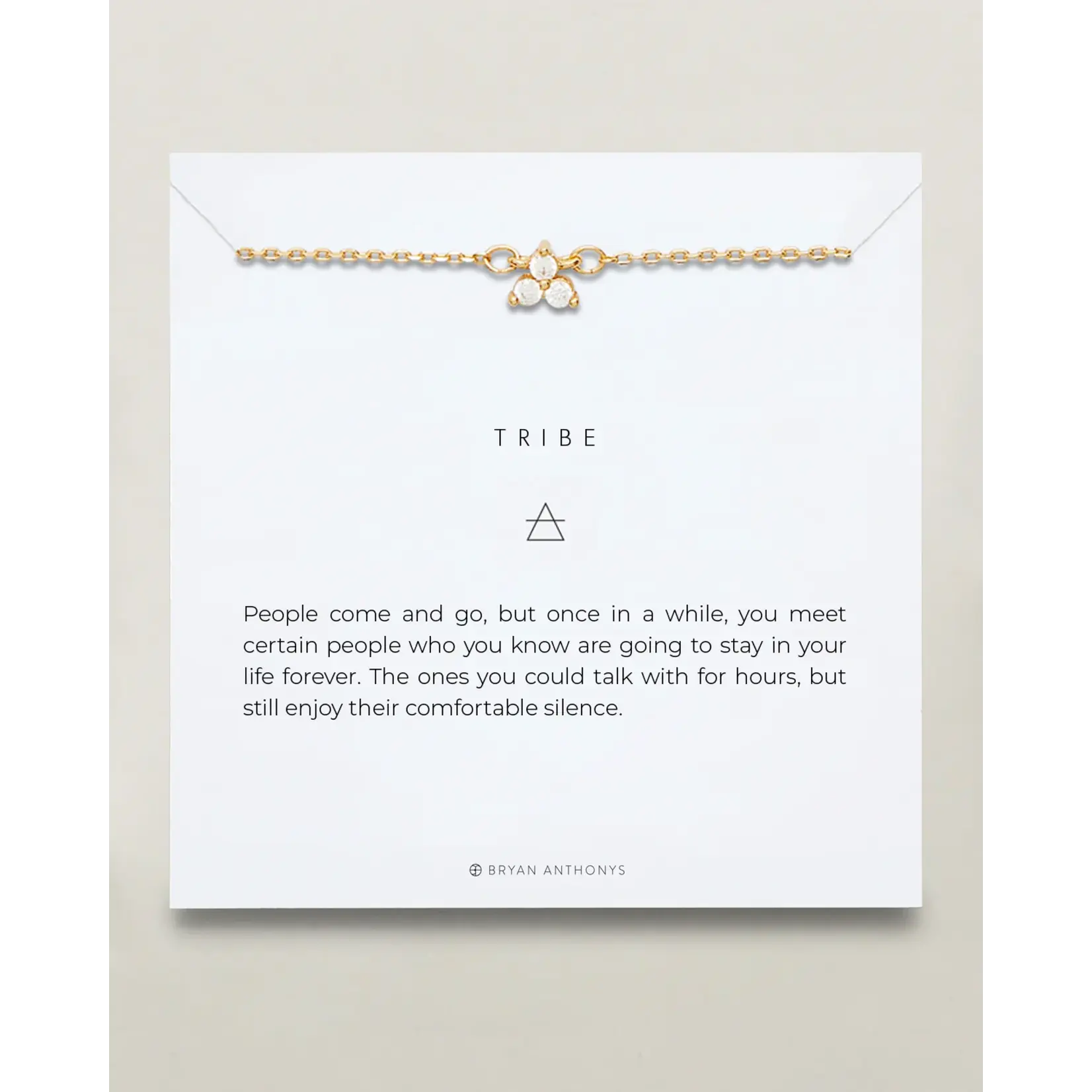 Bryan Anthonys Tribe Dainty Friendship Necklace 14k Gold
