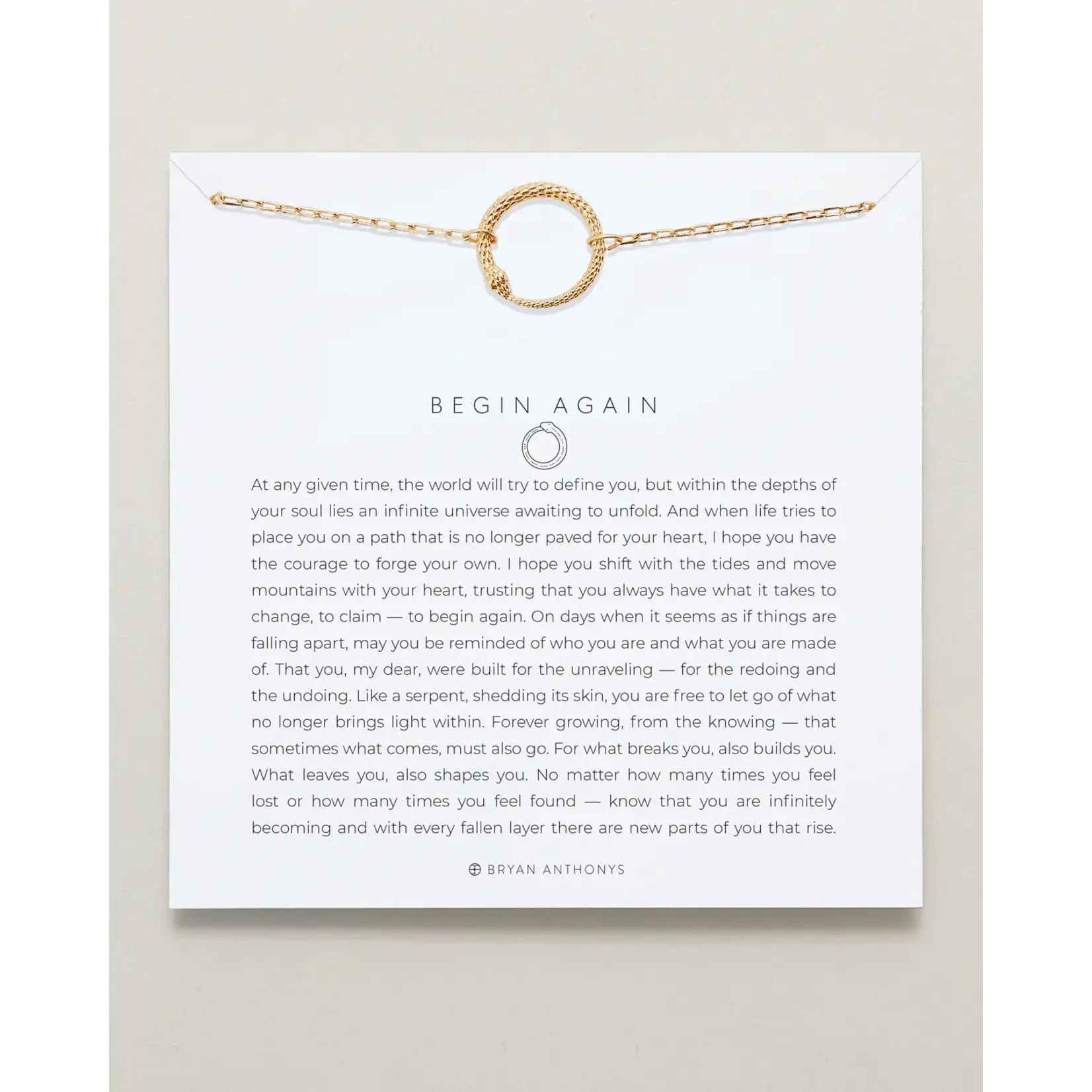 Bryan Anthonys Begin Again Necklace 14k Gold