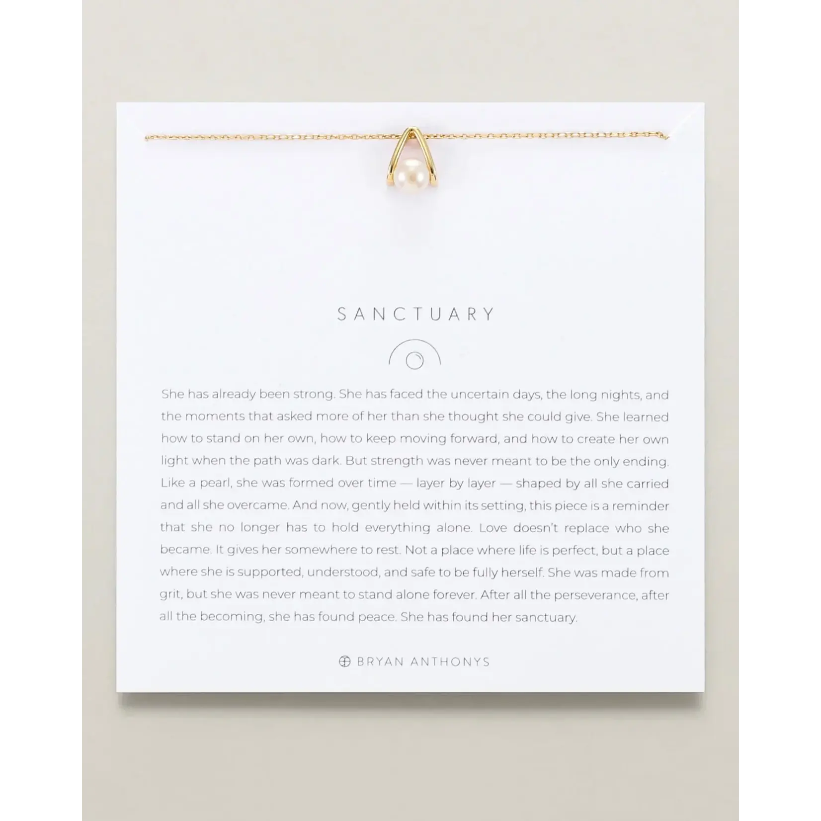 Bryan Anthonys Sanctuary Necklace Gold
