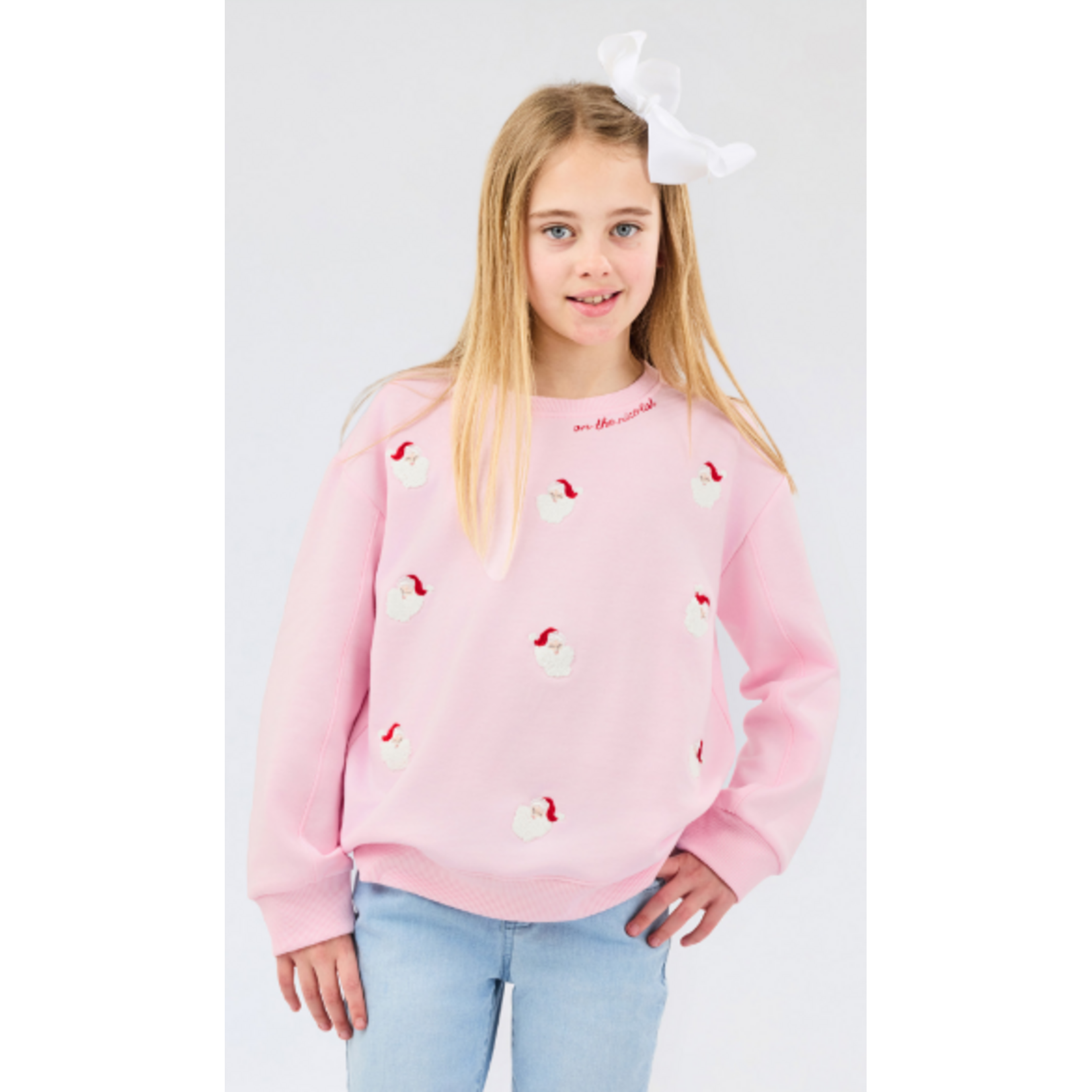 Mary Square Sarah Youth Sweatshirt Small Santa