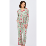 Mary Square Charlotte PJ Trimmed With Joy Long Sleeve Long Pant