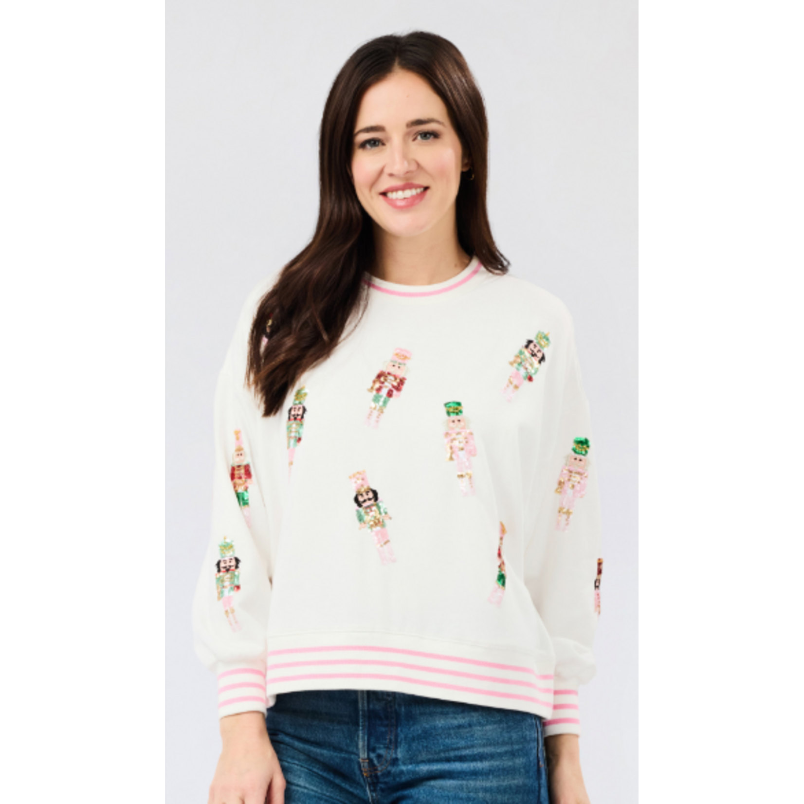 Mary Square Millie Sweatshirt Small Nutcrackers