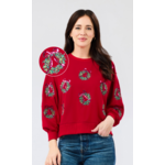 Mary Square Millie Sweatshirt Berry Wreaths