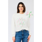 Mary Square Brooke Sweatshirt Holly Jolly Corded