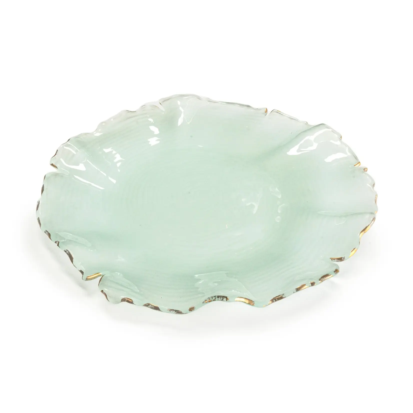 Annieglass Poppy Platter 14.5"
