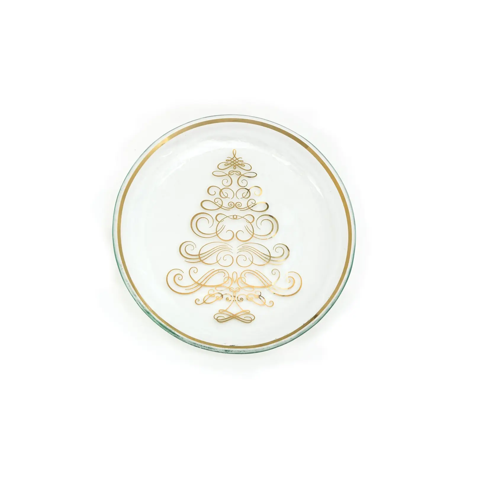 Annieglass Christmas Tree Collectible Plate 26