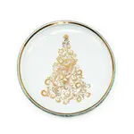 Annieglass Christmas Tree Collectible Plate 25