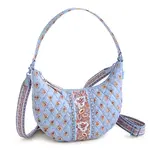 Vera Bradley Clara Convertible Shoulder Bag Blue Leaf