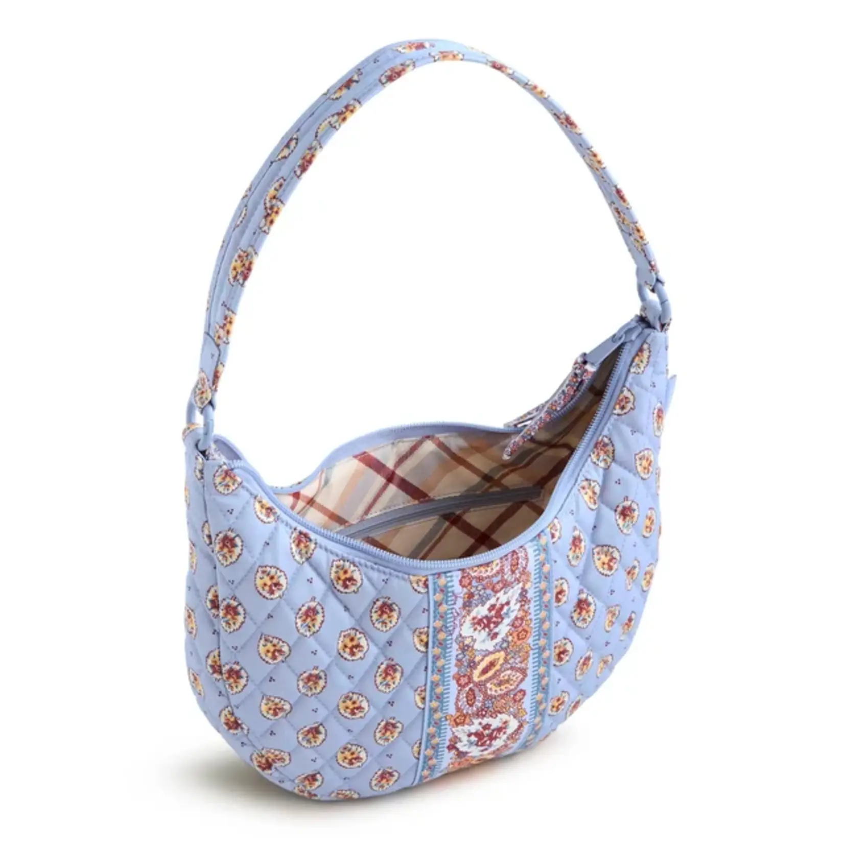 Vera Bradley Clara Convertible Shoulder Bag Blue Leaf