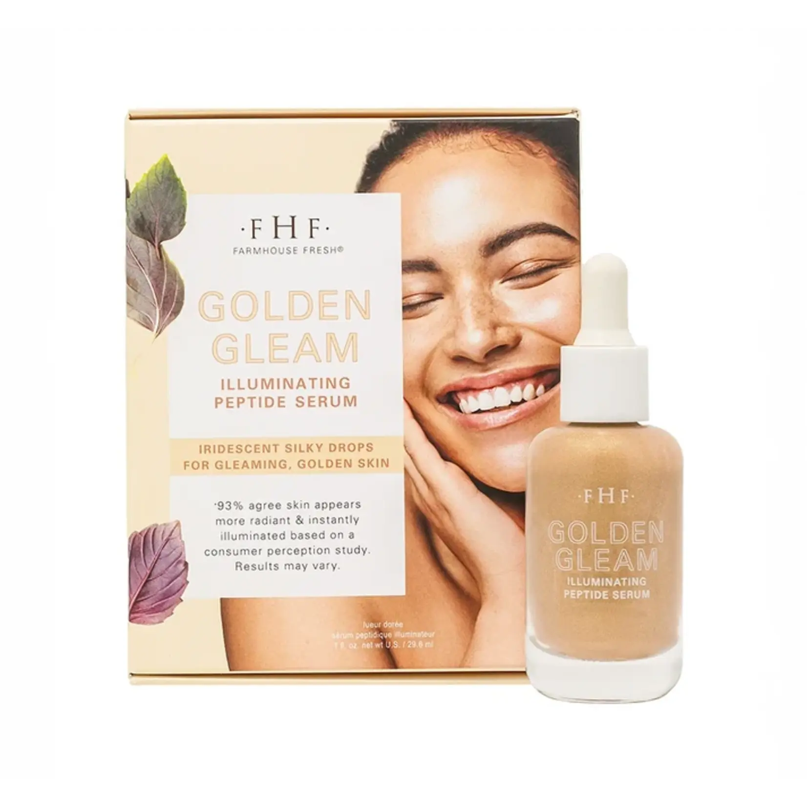 Farmhouse Fresh Golden Gleam Illuminating Peptide Serum