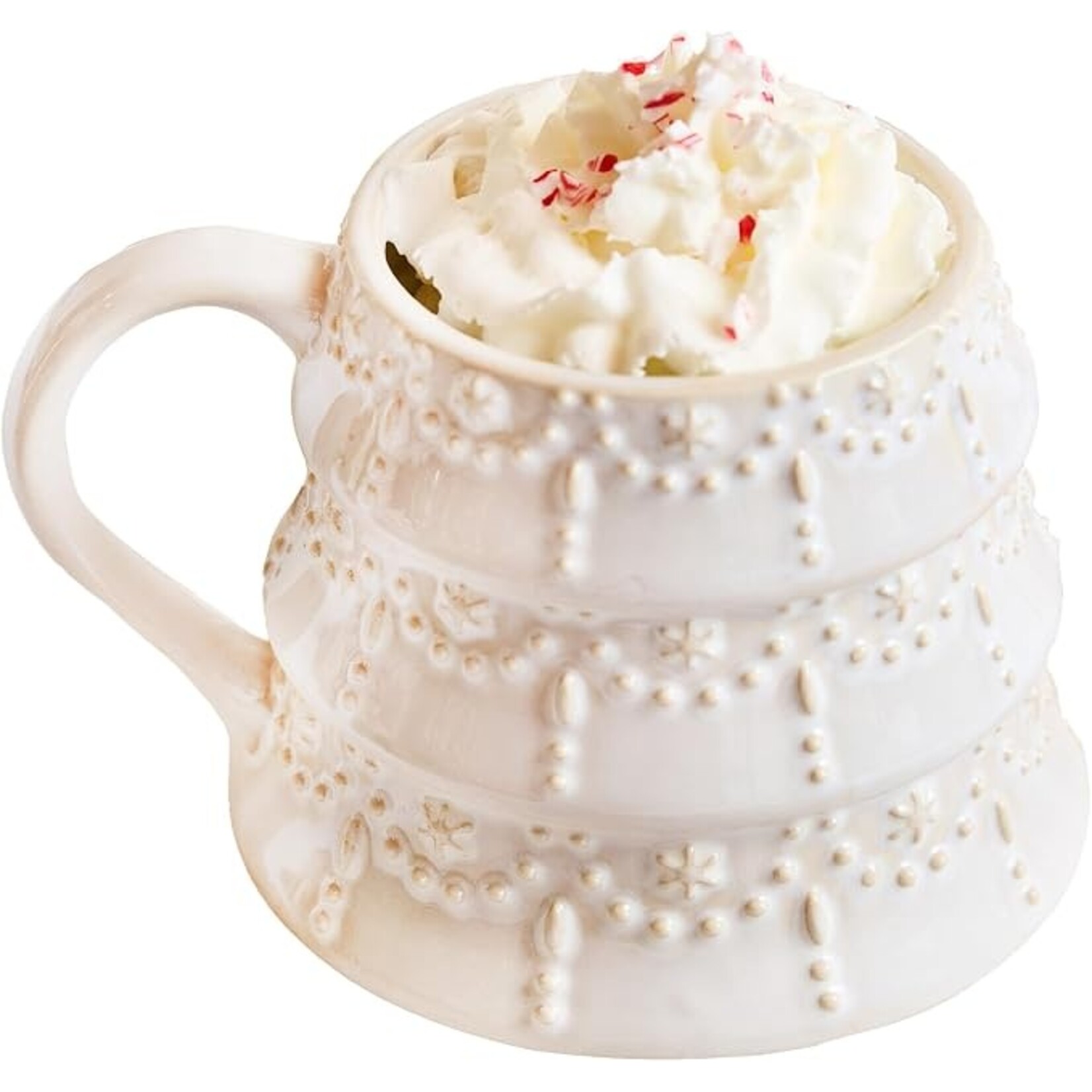 Mary Square Sculpted Tree Mug