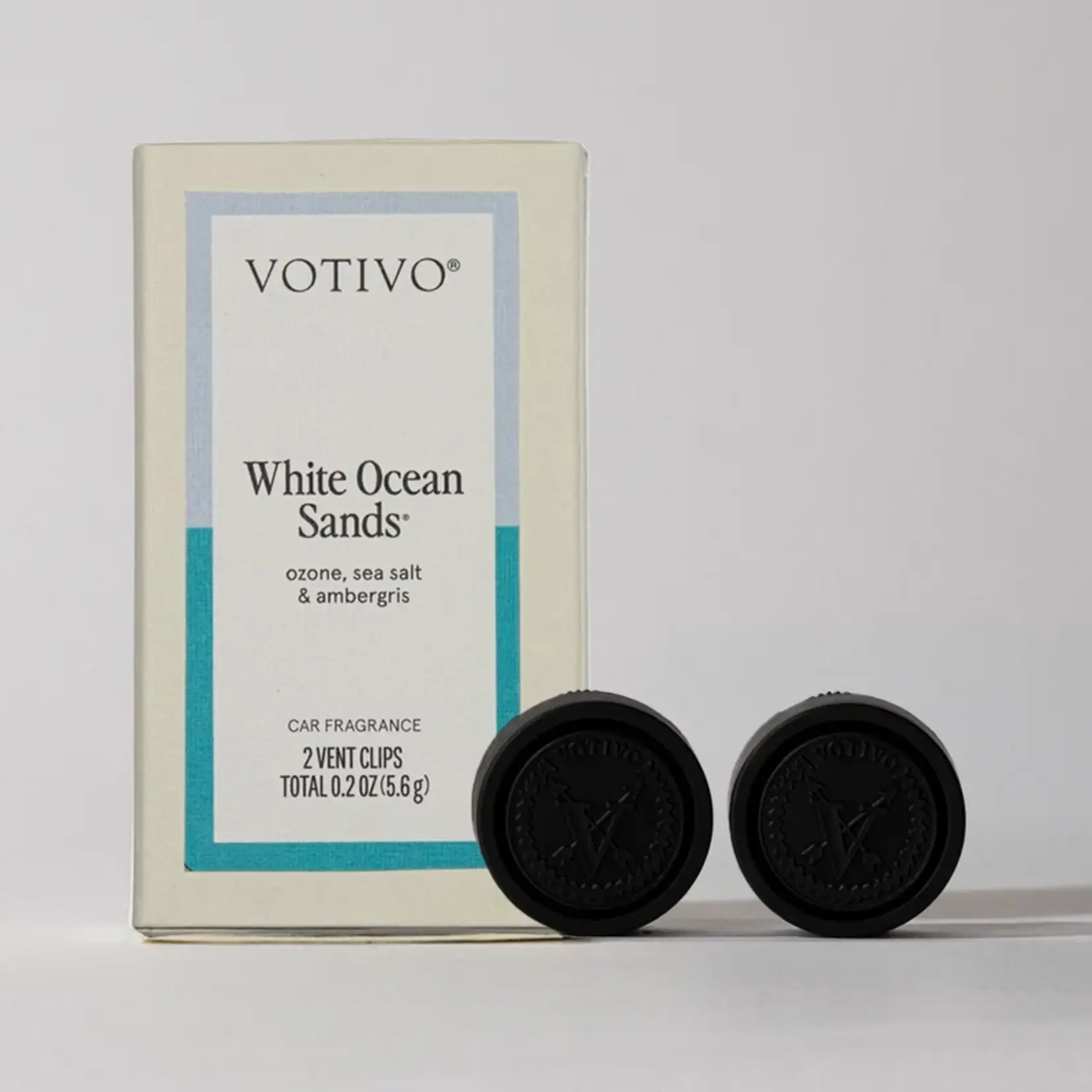 Votivo Auto Fragrance 2pk White Ocean Sands