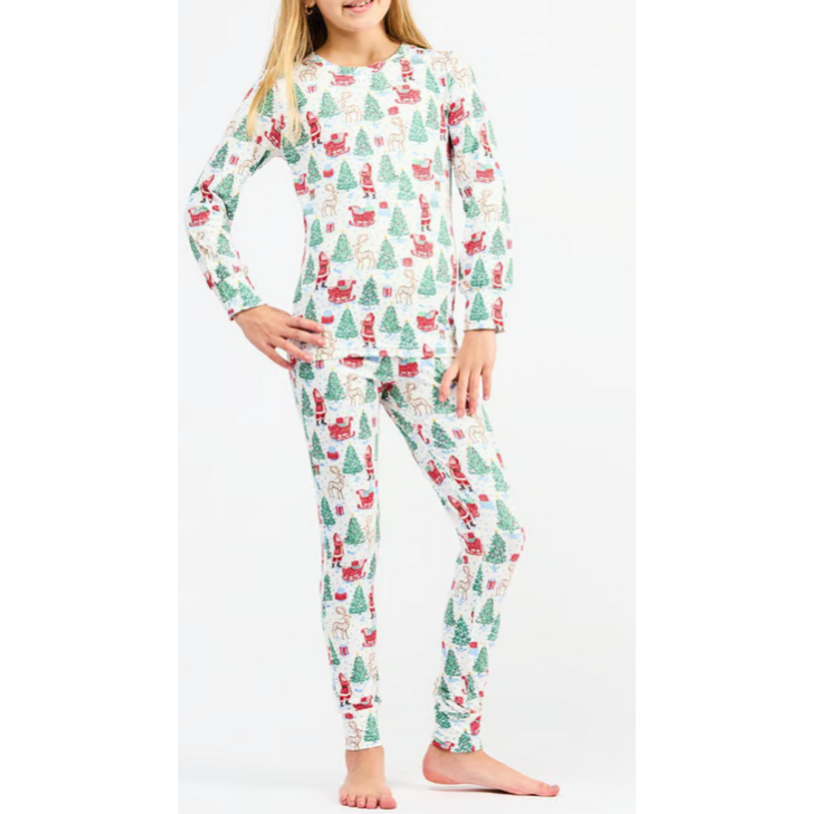 Mary Square Annie Kids PJ Set Tiding Toile Multi