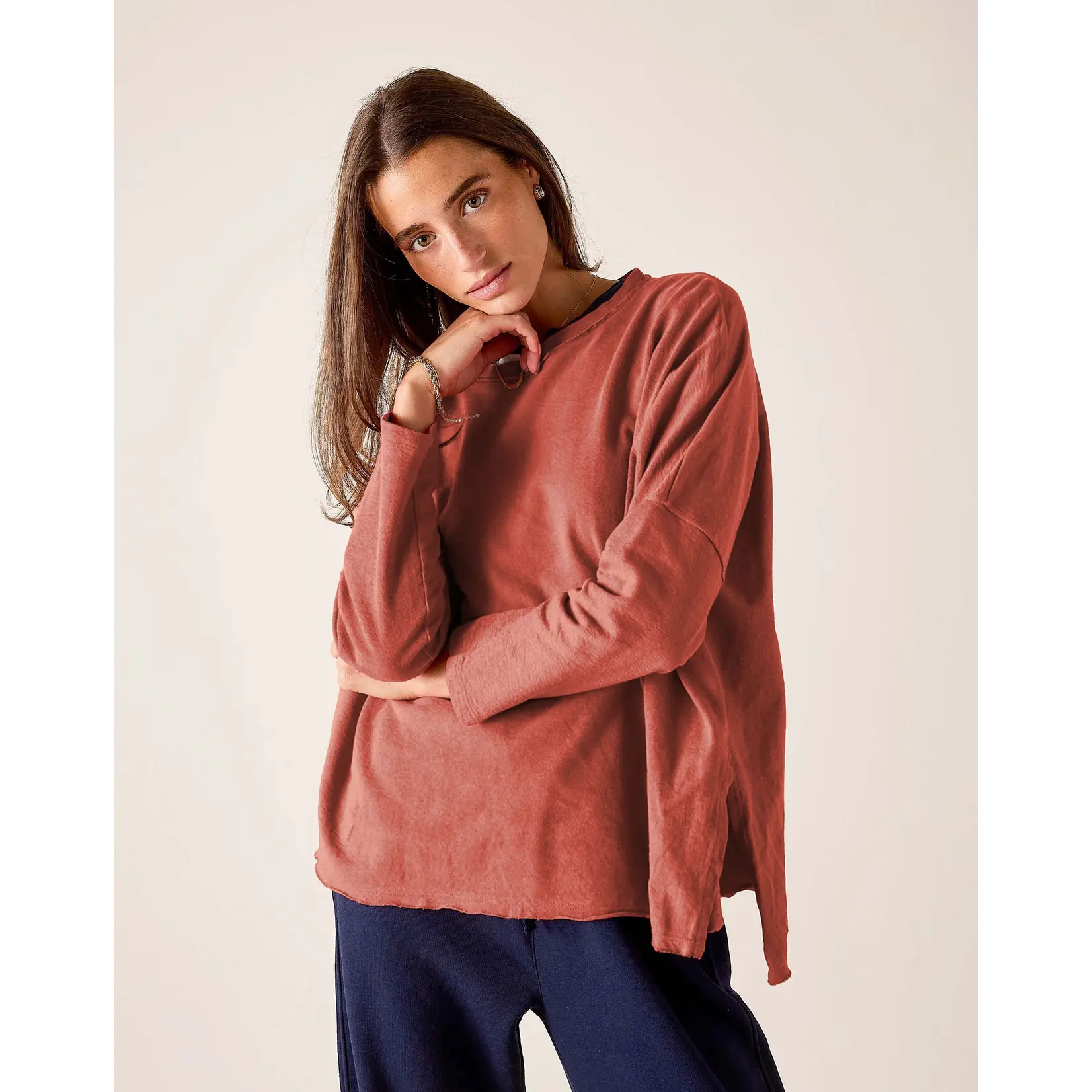 Mersea Catalina Rustic Tee Cayenne O/S
